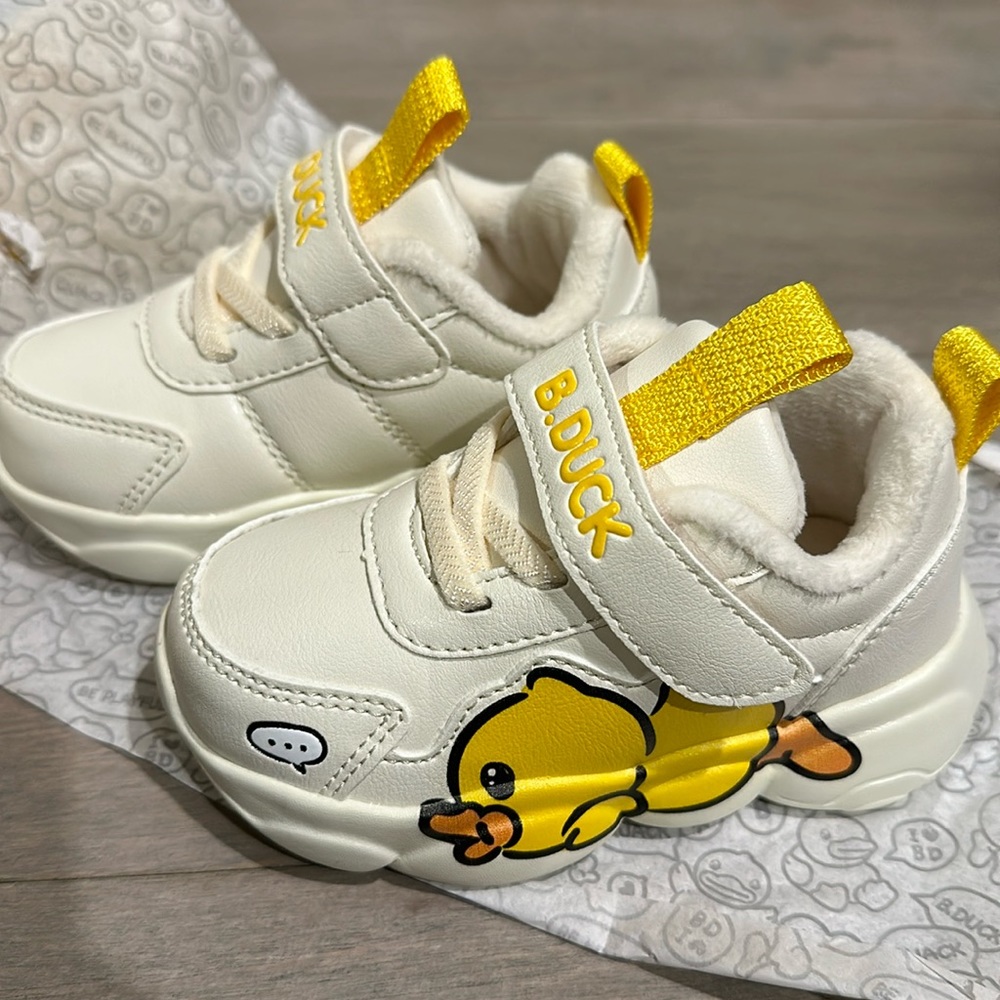 B. Duck toddler plush sneakers